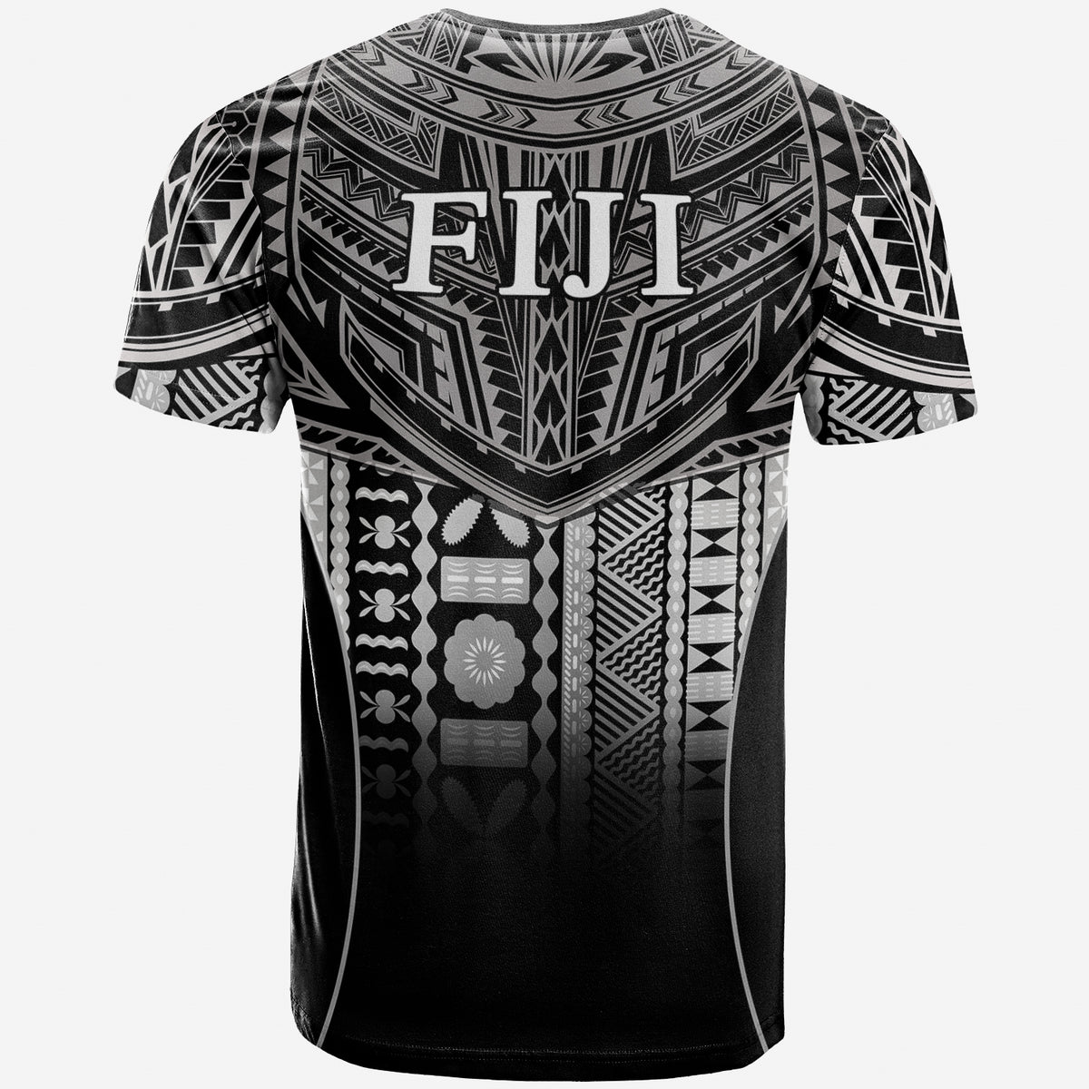 Fiji Faithful T Shirt Version Black LT13 - Polynesian Pride