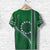 Cook Islands Rugby T Shirt Simple Style Green - Polynesian Pride
