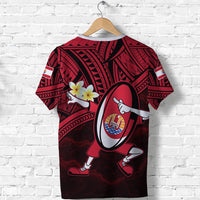 Tahiti Rugby T Shirt Dab Trend Creative - Polynesian Pride