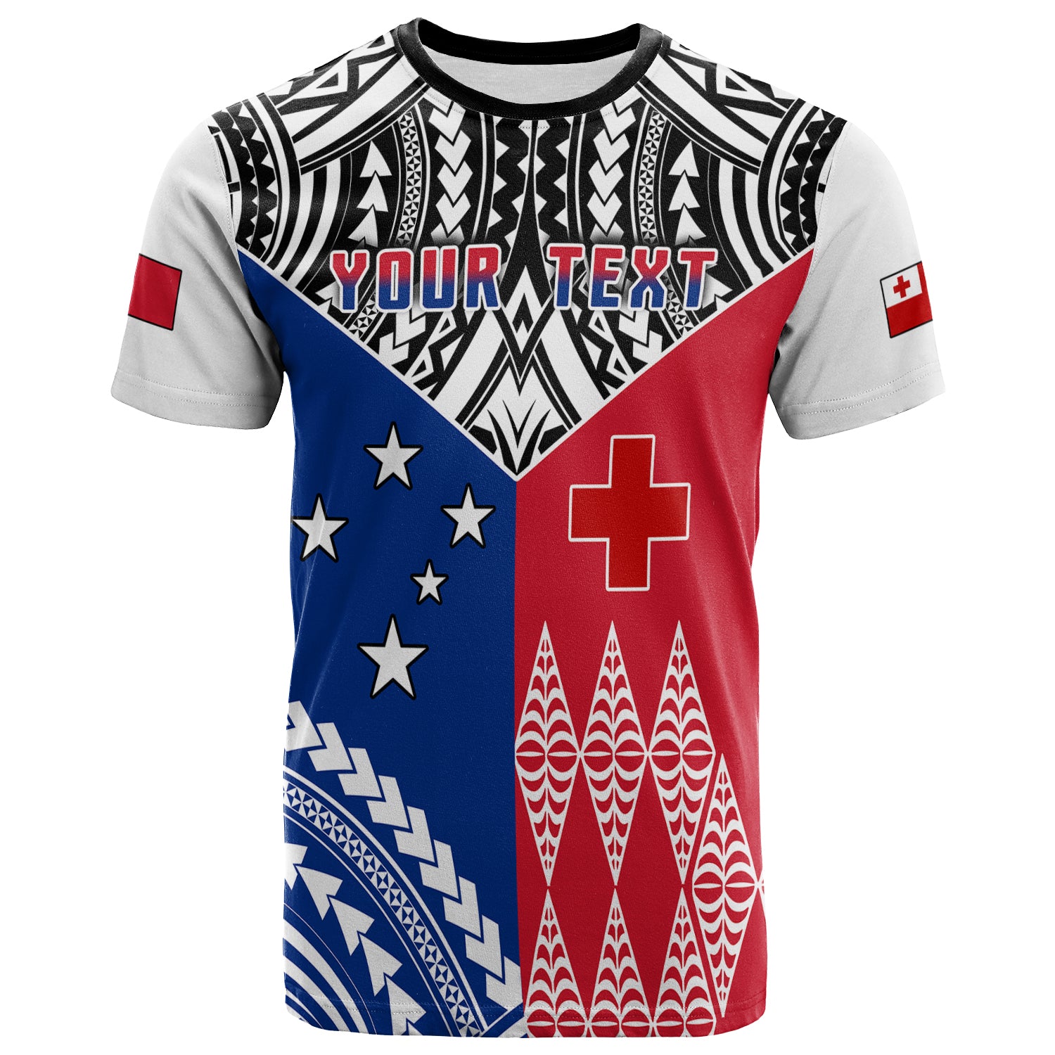 Custom Spirit of TokoUso T Shirt Tonga and Samoa LT13 Unisex White - Polynesian Pride