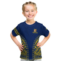 Tokelau T Shirt Kid Coconut Palm Leaf LT13 - Polynesian Pride