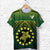 The Kukis T Shirt Cook Islands Rugby LT13 Unisex Green - Polynesian Pride