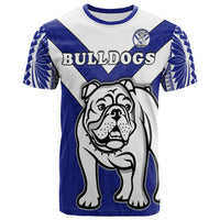 Custom Spirit Bulldogs T Shirt Makoi Fiji Rugby Custom Text and Number LT13 - Polynesian Pride