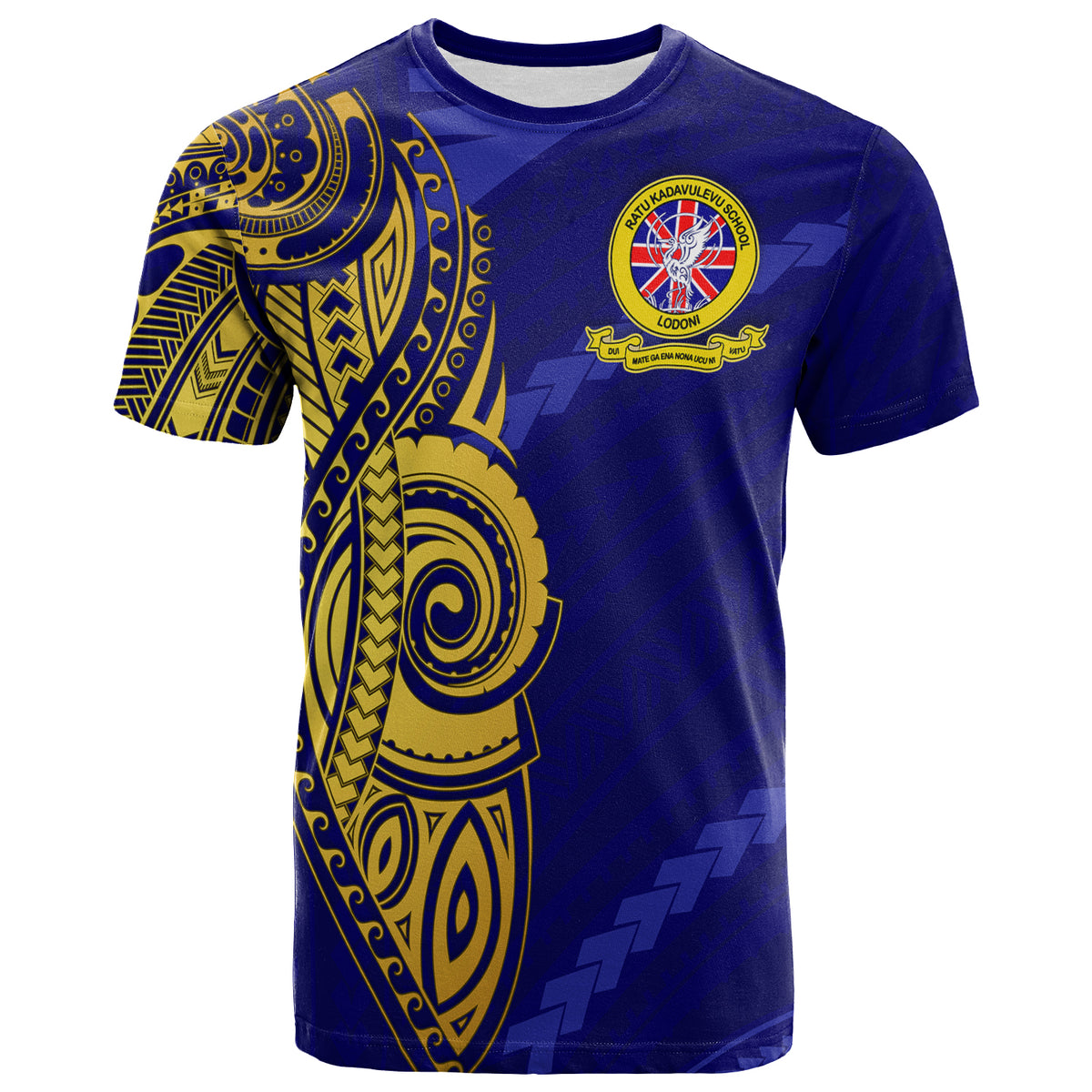 A.K.A (LODONIAN) Ratu Kadavulevu School T Shirt RKS 02 LT13 Unisex Blue - Polynesian Pride
