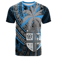Newest Fiji T Shirt Mix Coconut LT13 Unisex Blue - Polynesian Pride