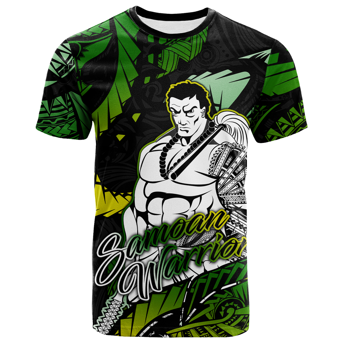 Custom Samoan Warrior Pride Samoa Polynesia T Shirt LT2 - Polynesian Pride