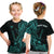 (Custom Personalised) Hawaii Polynesian T Shirt Kid Ukulele Turquoise LT13 - Polynesian Pride