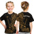 (Custom Personalised) Hawaii Polynesian T Shirt Kid Ukulele Gold LT13 - Polynesian Pride
