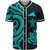 Tokelau Baseball Shirt - Tutquoise Tentacle Turtle Unisex Tutquoise - Polynesian Pride