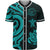 Palau Baseball Shirt - Tutquoise Tentacle Turtle Unisex Tutquoise - Polynesian Pride