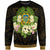 Tuvalu Sweatshirt - Polynesian Gold Patterns Collection Unisex Black - Polynesian Pride