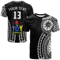 (Custom Text and Number) Cook Islands T Shirt Polynesian Cultural The Best For You LT13 Unisex Black - Polynesian Pride