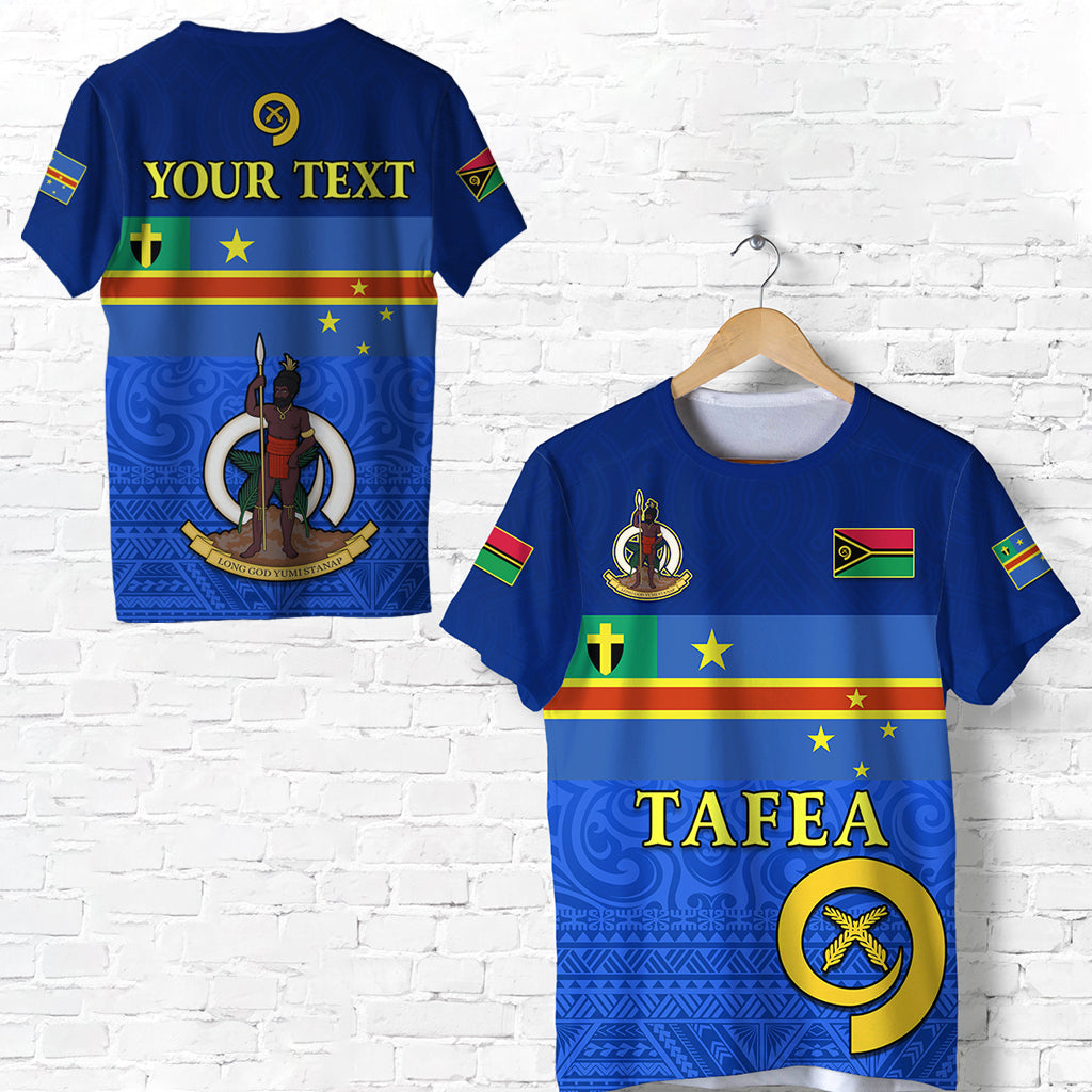 Custom Tafea Province T Shirt Vanuatuan Proud LT13 Unisex Blue - Polynesian Pride
