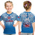 (Custom Text And Number) Samoa Rugby T Shirt KID Personalise Toa Samoa Polynesian Pacific Blue Version LT14 - Polynesian Pride