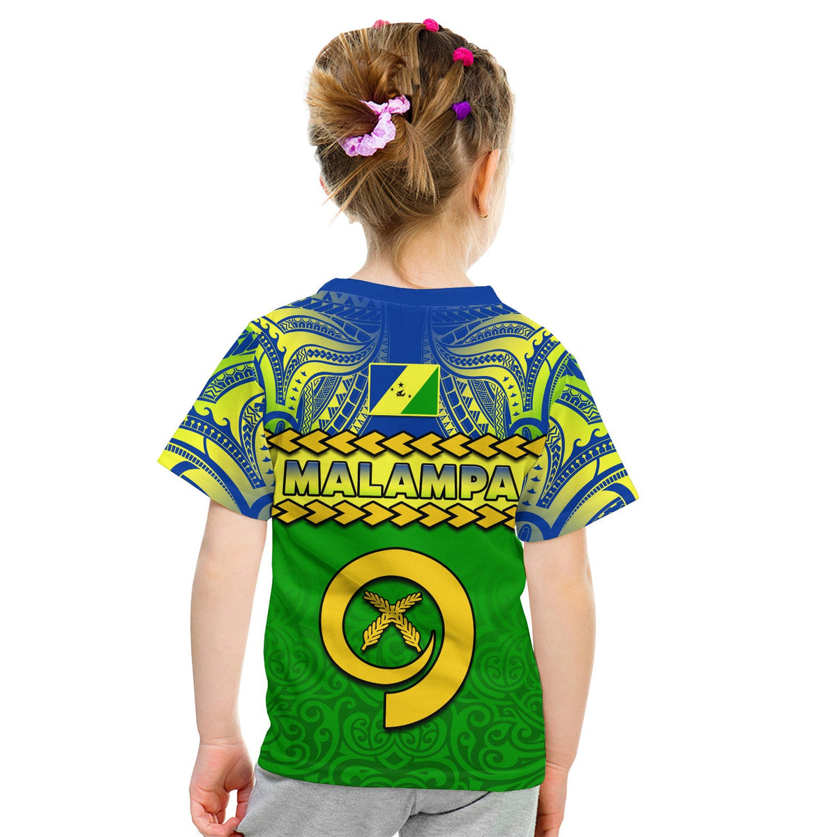 Malampa Province T Shirt Vanuatu Pig Tusk Polynesian Flag Style LT14 - Polynesian Pride