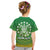 Custom Cook Islands T Shirt Circle Pattern Mix Sea Turtle Green Version LT14 - Polynesian Pride