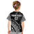 (Custom Text And Number) Fiji Rugby T Shirt KID Fijian Cibi Dance Tapa Pattern Black LT14 - Polynesian Pride