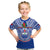 Samoa Rugby T Shirt KID Manu Samoa 7s Ginger Blue Polynesian LT14 - Polynesian Pride