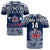 (Custom Text and Number) Samoa Rugby T Shirt Toa Samoa Pacific Sporty LT14 Blue - Polynesian Pride