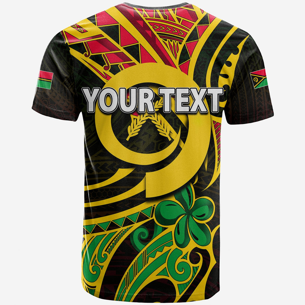 Custom Vanuatu T Shirt Tribal Tattoo No.2 LT6 - Polynesian Pride