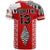 (Custom Text and Number) Tonga Rugby T Shirt Kupesi Ngatu Mate Maa Tonga LT13 - Polynesian Pride