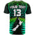 (Custom Text and Number) Aotearoa Fern T Shirt New Zealand Hei Tiki Green Style LT13 - Polynesian Pride