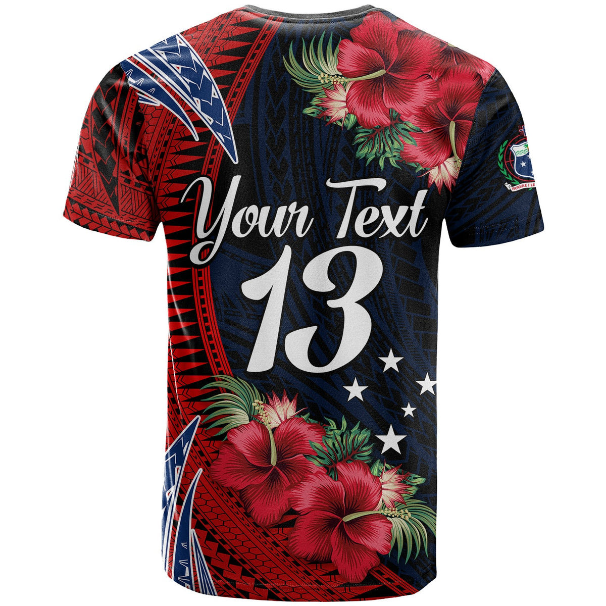 (Custom Text and Number) Samoa Fathers Day T Shirt Polynesian Best Dad Ever LT13 - Polynesian Pride