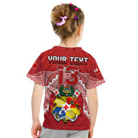 (Custom Text and Number) Tonga Rugby MMT T Shirt Ngatu Mate Maa Tonga Special LT13 - Polynesian Pride