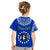 (Custom Text and Number) Rarotonga Cook Islands T Shirt Turtle and Map Style Blue LT13 - Polynesian Pride