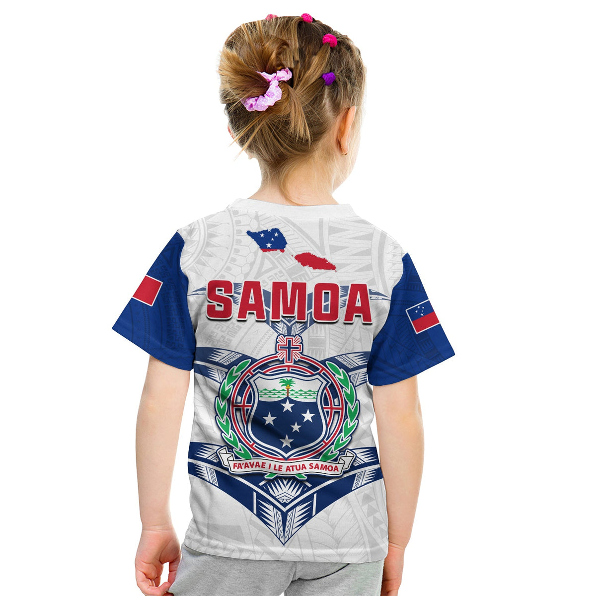 Toa Samoa Rugby T Shirt Siamupini Proud White LT13 - Polynesian Pride