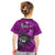 The Shaka Hawaii T Shirt KID Tropical Flowers Purple Version LT13 - Polynesian Pride