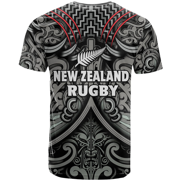 New Zealand Silver Fern Rugby Baseball Jersey All Black Turquoise NZ Maori Pattern LT13 main image 0