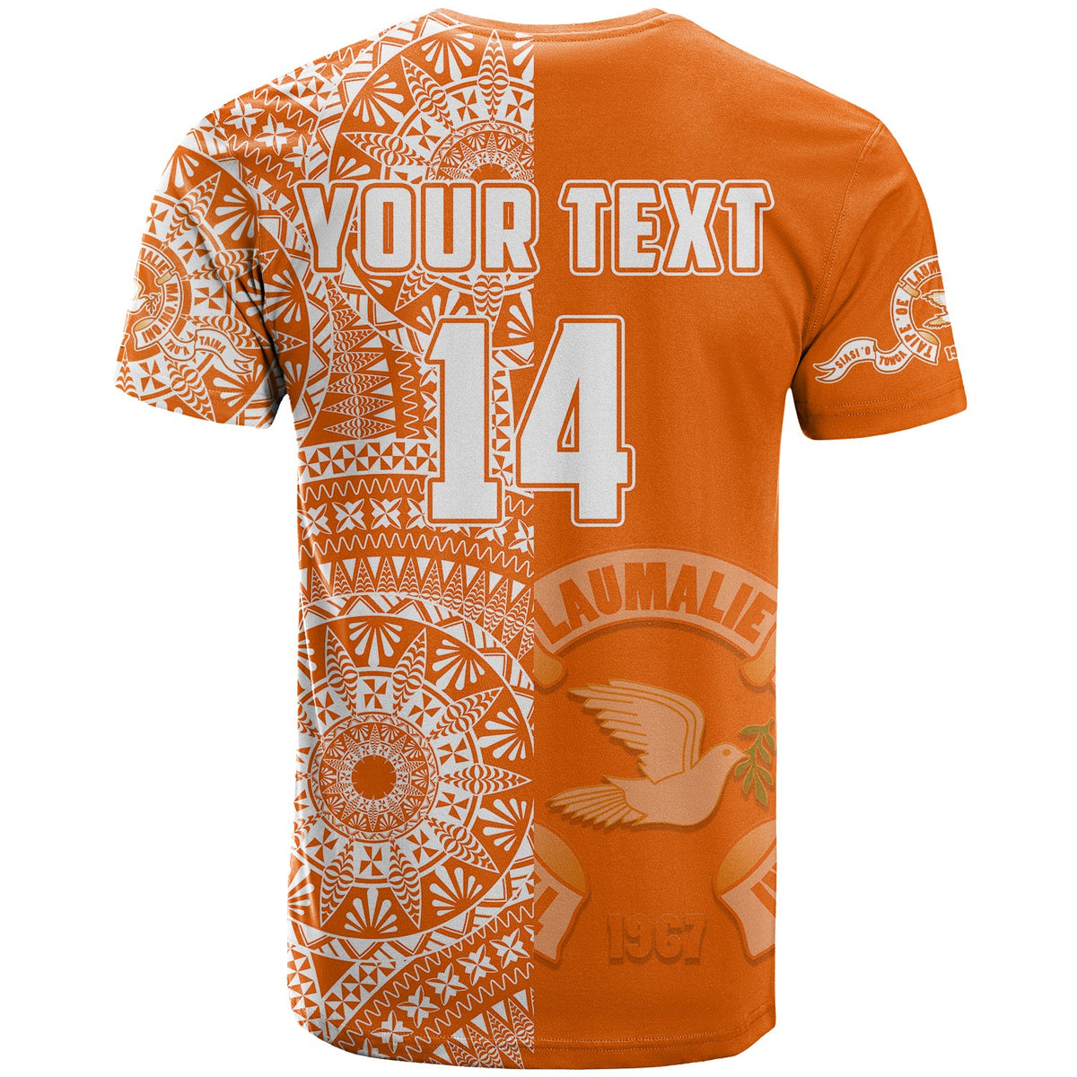(Custom Text and Number) Tailulu Tonga College T Shirt Class of Year Tongan Ngatu Pattern LT14 - Polynesian Pride