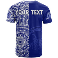 Custom Queen Salote Tonga College T Shirt Tongan Ngatu Pattern LT14 - Polynesian Pride