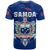 Toa Samoa Rugby T Shirt Siamupini Proud Blue LT13 - Polynesian Pride