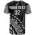 (Custom Text and Number) Fiji Rugby T Shirt Fijian Cibi Dance Tapa Pattern Black LT14 - Polynesian Pride