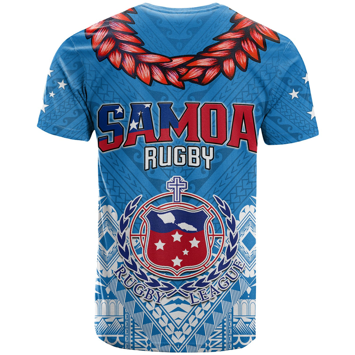 Toa Samoa Rugby T Shirt Manu Siva Tau Style Ulafala LT13 - Polynesian Pride