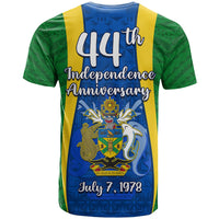 Custom Solomon Islands Day T Shirt 44 Years Independence Anniversary LT13 - Polynesian Pride