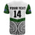 (Custom Text and Number) New Zealand Silver Fern Rugby T Shirt Maori Pacific LT14 - Polynesian Pride
