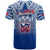 Samoa Rugby T Shirt Toa Samoa Polynesian Pacific Navy Version LT14 - Polynesian Pride