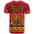 Papua New Guinea Christmas T Shirt Bird Of Paradise Bikpela Hamamas Blong Dispela Krismas LT14 - Polynesian Pride