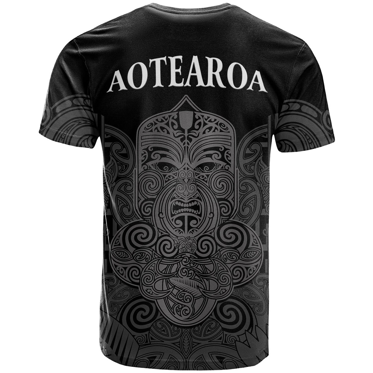 New Zealand Tiki Rugby T Shirt NZ Maori Koru Pattern Ver.01 LT14 - Polynesian Pride