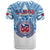 Samoa Rugby T Shirt Toa Samoa Polynesian Pacific White Version LT14 - Polynesian Pride