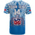 (Custom Text and Number) Samoa Rugby T Shirt Personalise Toa Samoa Polynesian Pacific Blue Version LT14 - Polynesian Pride