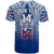 (Custom Text and Number) Samoa Rugby T Shirt Personalise Toa Samoa Polynesian Pacific Navy Version LT14 - Polynesian Pride