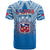 Samoa Rugby T Shirt Toa Samoa Polynesian Pacific Blue Version LT14 - Polynesian Pride