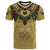 Samoa Independence Day Tribal Tattoo Coat Of Arms T Shirt No.2 LT6 Gold - Polynesian Pride
