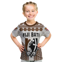 Custom Text and Number Fiji Rugby Bati T Shirt Proud Tapa Pattern LT13 - Polynesian Pride
