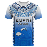 Personalised Fiji T Shirt Kaiviti Fijian Special Tapa Pattern LT14 - Polynesian Pride