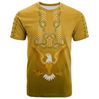 Custom Philippines T Shirt Sun Filipino Gold Barong LT13 Gold - Polynesian Pride